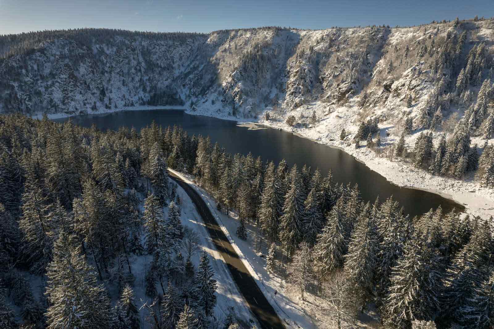 Accès à la station de ski