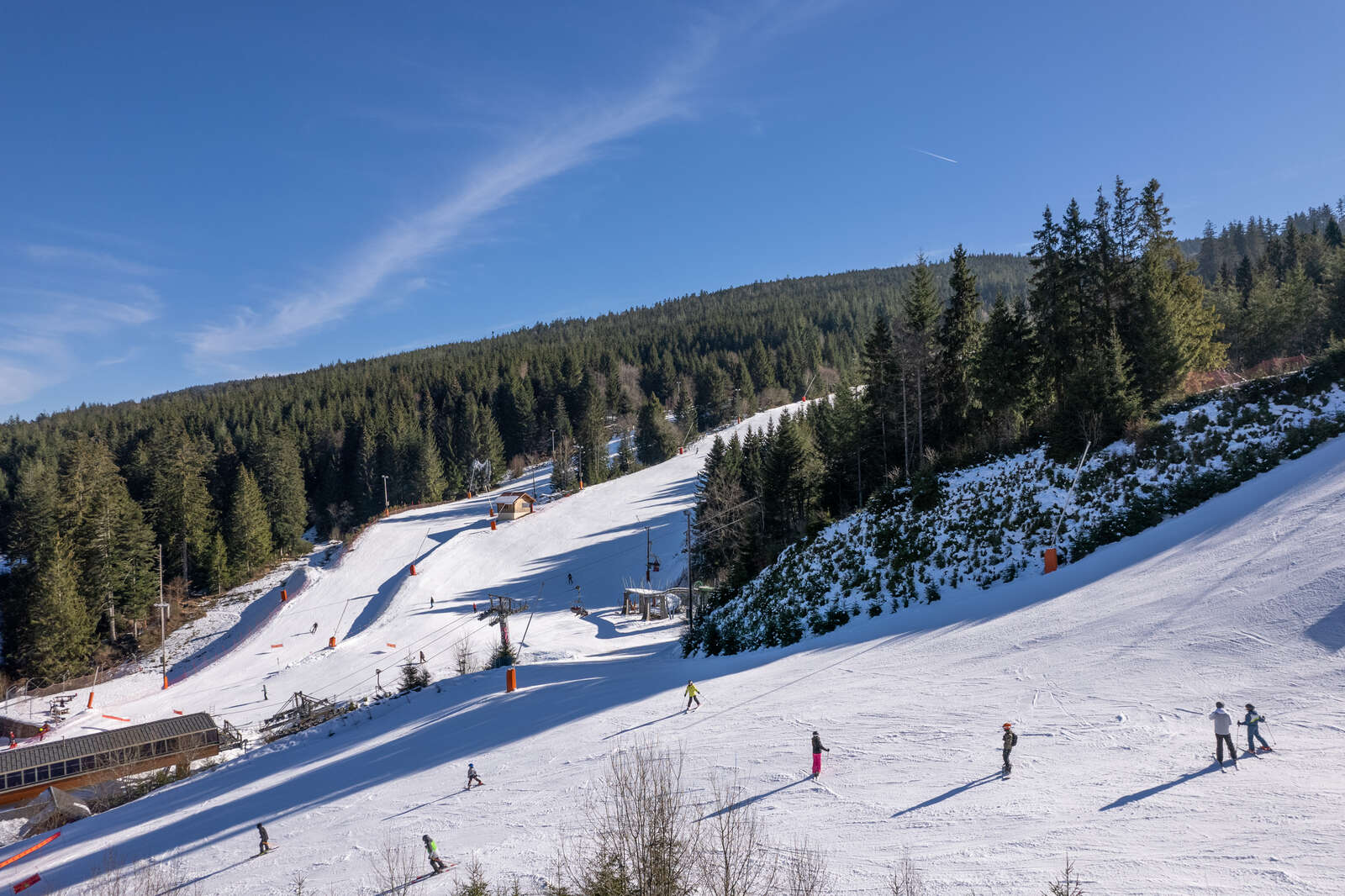 Plan des pistes alpins