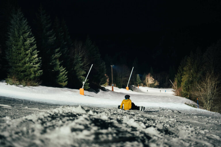 Ski nocturne au domaine alpin de la station du Lac Blanc - Massif des Vosges