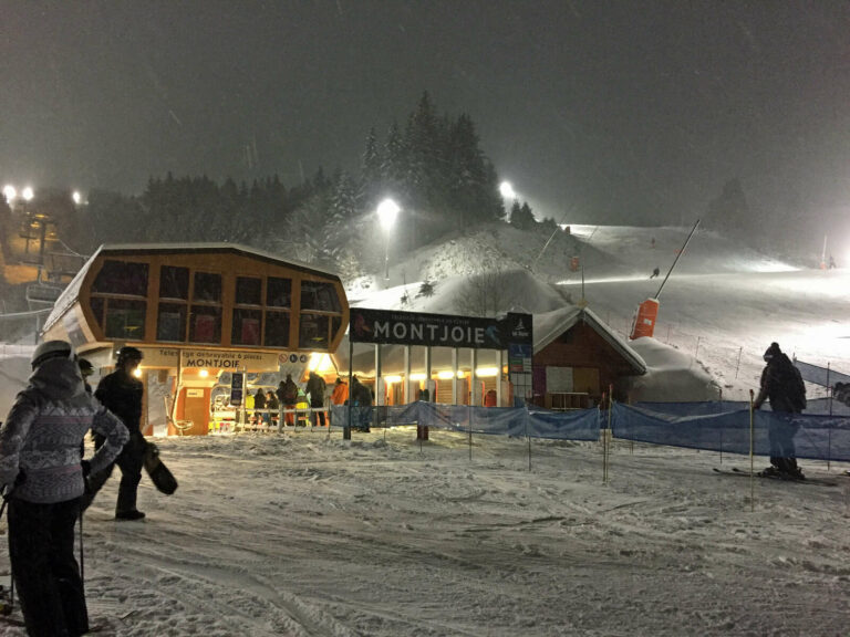 Ski nocturne au domaine alpin de la station du Lac Blanc - Massif des Vosges