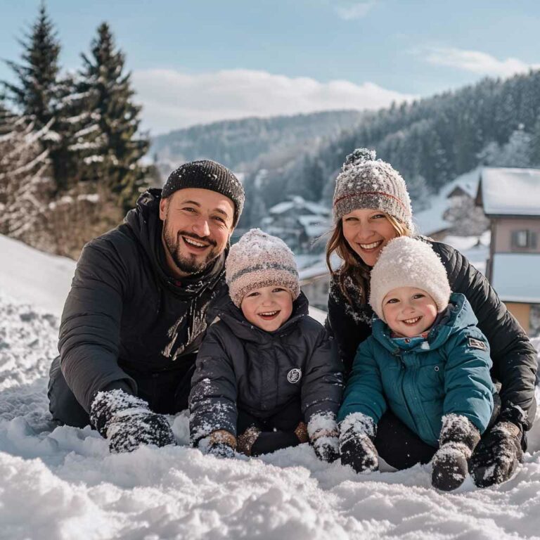 Profiter des joies de la neige en famille