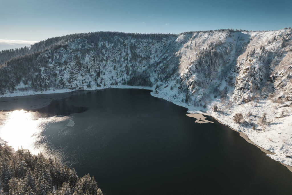 Vue sur le Lac Blanc - Massif des Vosges