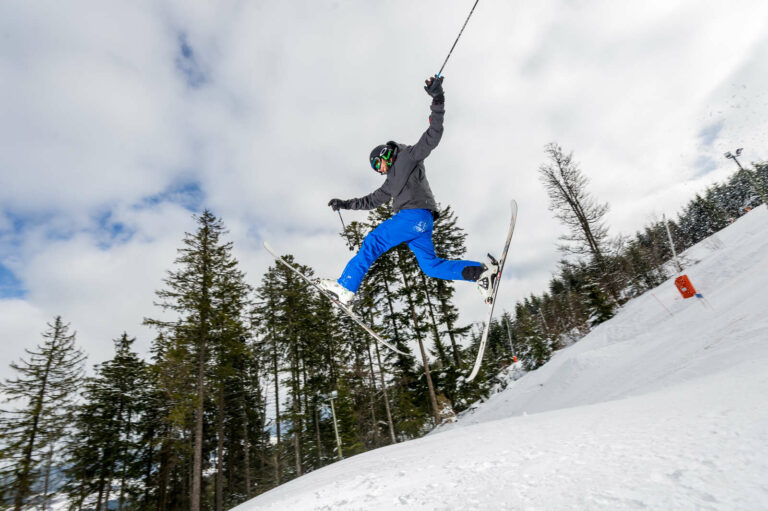 Espace freestyle de la station du Lac Blanc Massif des Vosges