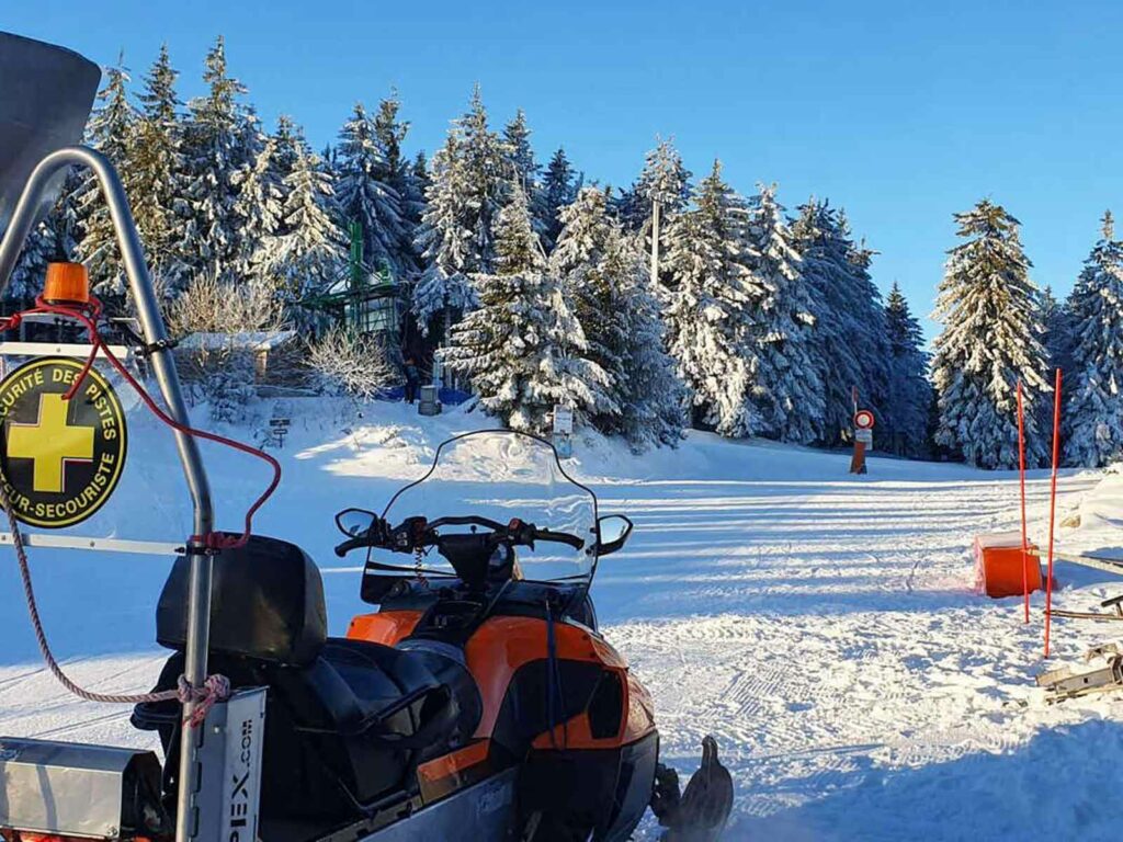 Service de secours en montagne à la station du Lac Blanc - Massif des Vosges