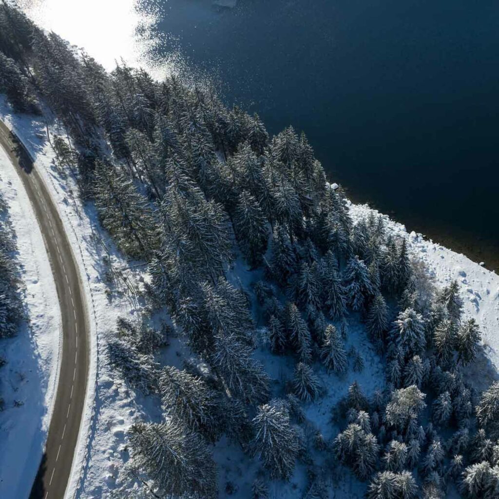 Accéder à la station du Lac Blanc, Orbey, Massif des Vosges