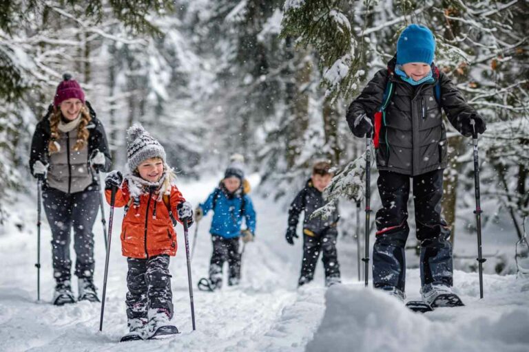 Sorties raquettes en famille au Lac Blanc - Massif des Vosges