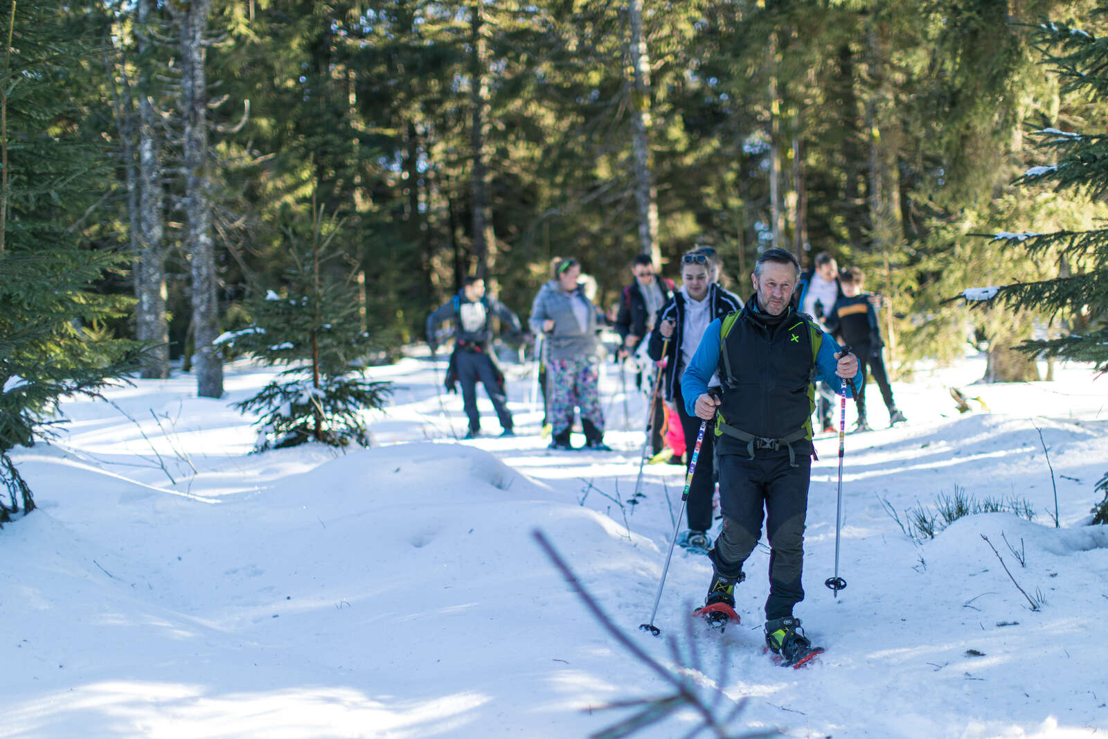 Accompanied snowshoe outings