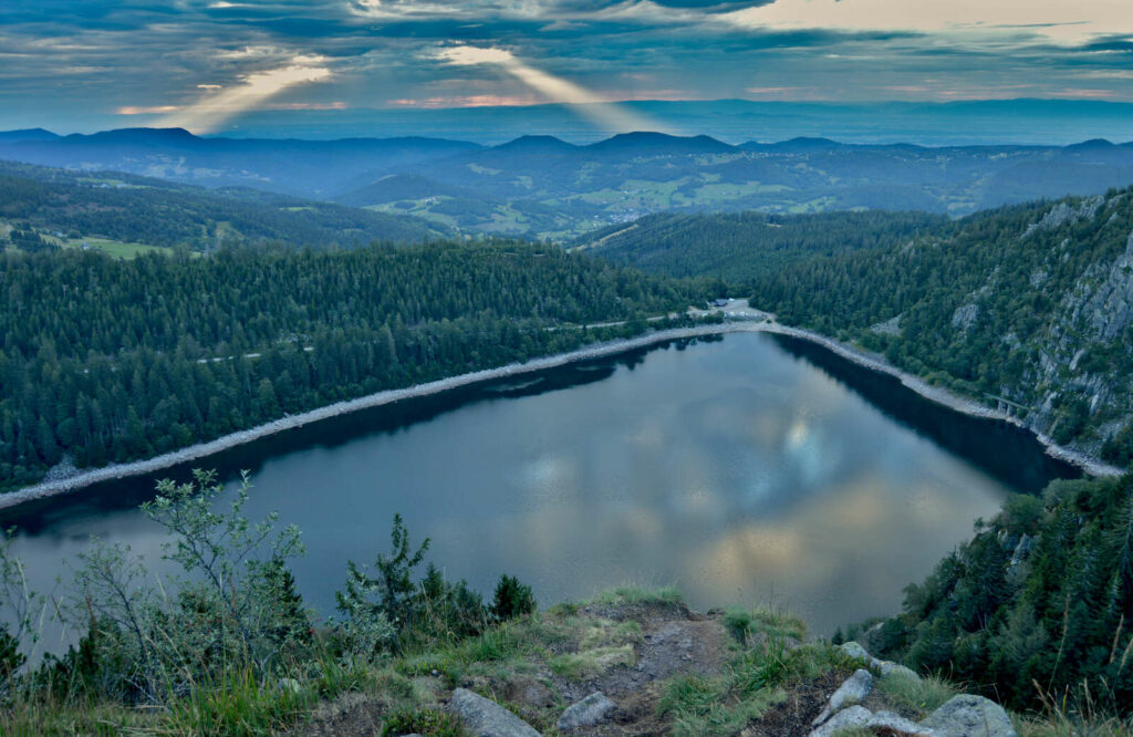 Lever de soleil Lac Blanc Vosges