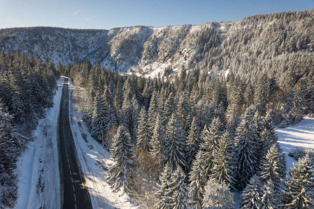 Route des Crêtes fermée Vosges